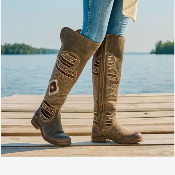 Born Shoes - Born Brown and Gray Over the Knee Boots
NWT. CG